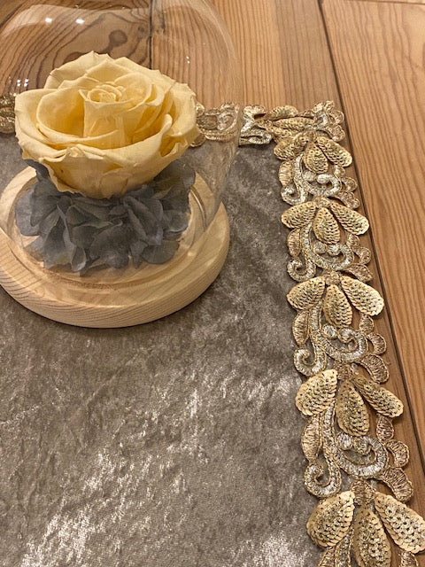 Tapis de cartomancie Champagne et Doré / Série limitée