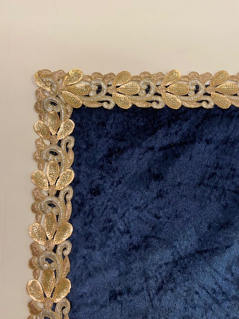 Tapis de cartomancie Bleu nuit et Doré / Série limitée