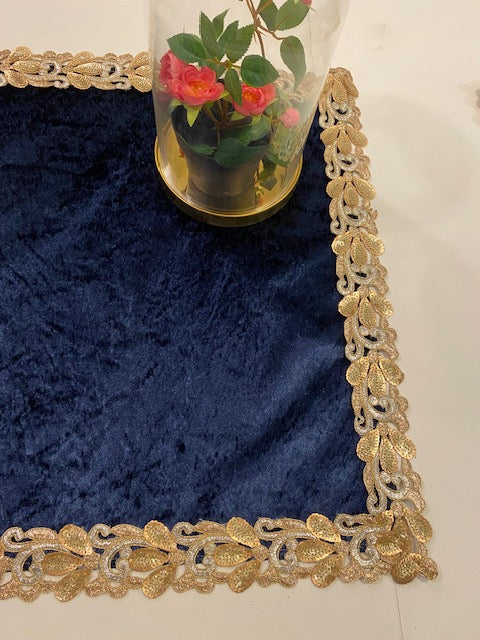 Tapis de cartomancie Bleu nuit et Doré / Série limitée